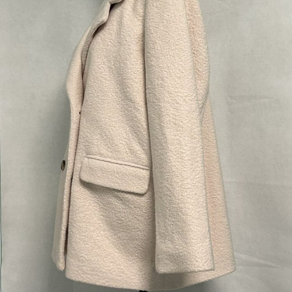 NWT Vero Moda Sally Oversize Teddy Double Breasted Jacket-Cream Color-Large - Picture 3 of 14